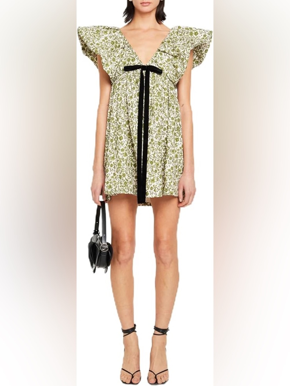 Floral Mini Babydoll Dress